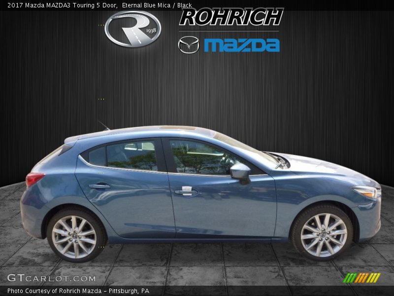 Eternal Blue Mica / Black 2017 Mazda MAZDA3 Touring 5 Door