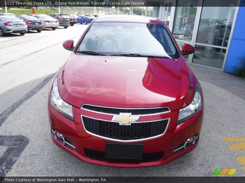 Crystal Red Metallic Tintcoat / Cocoa/Light Neutral 2013 Chevrolet Cruze LTZ