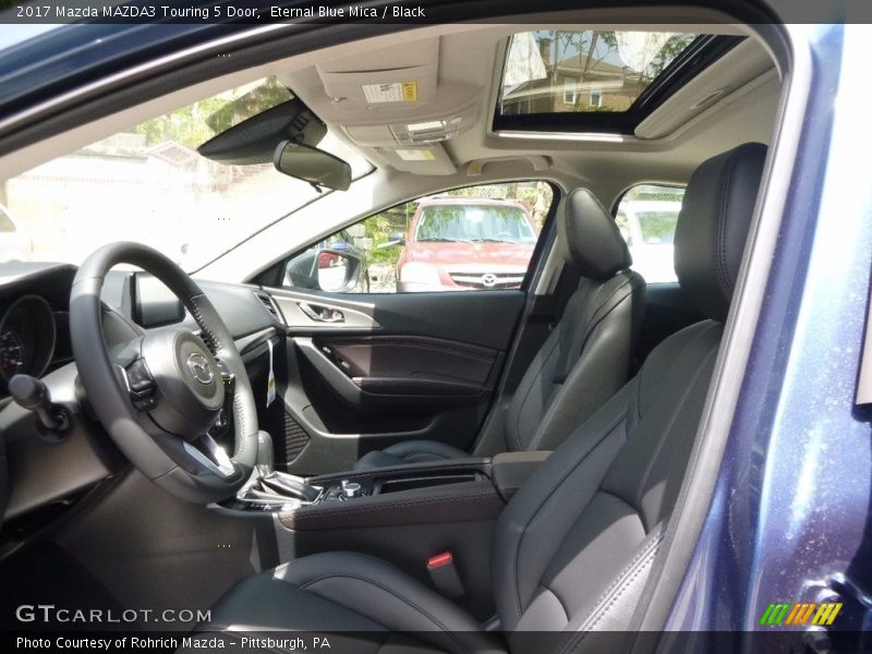 Eternal Blue Mica / Black 2017 Mazda MAZDA3 Touring 5 Door