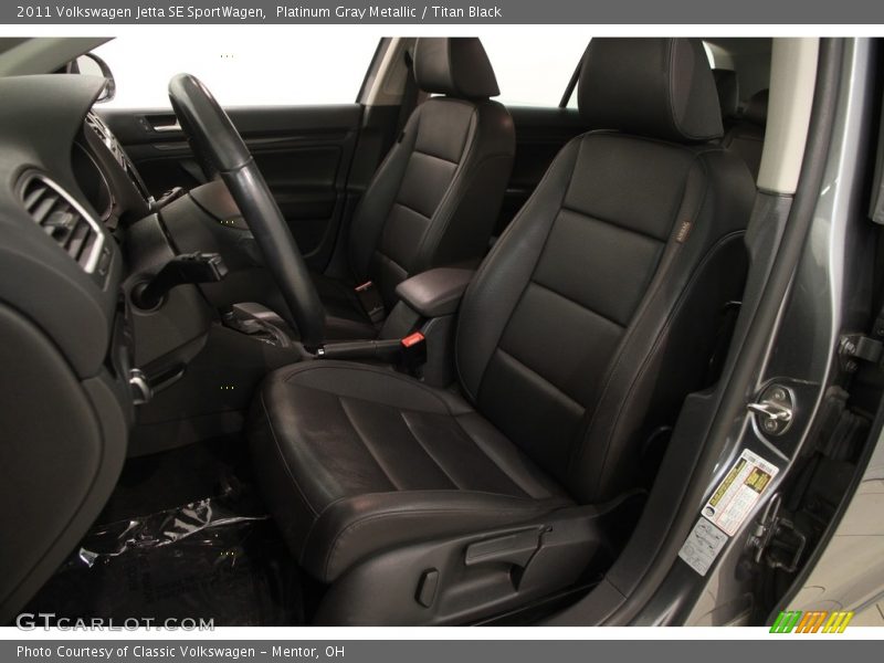 Platinum Gray Metallic / Titan Black 2011 Volkswagen Jetta SE SportWagen