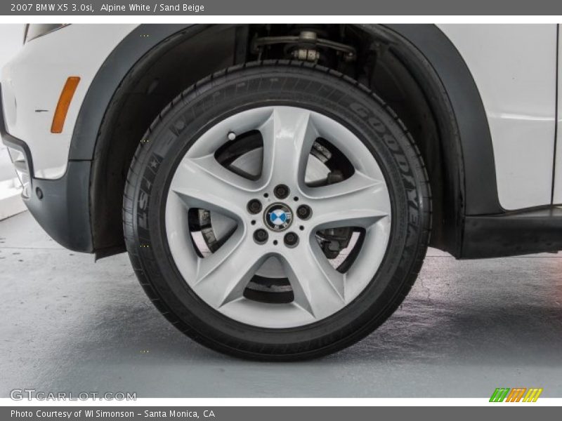Alpine White / Sand Beige 2007 BMW X5 3.0si