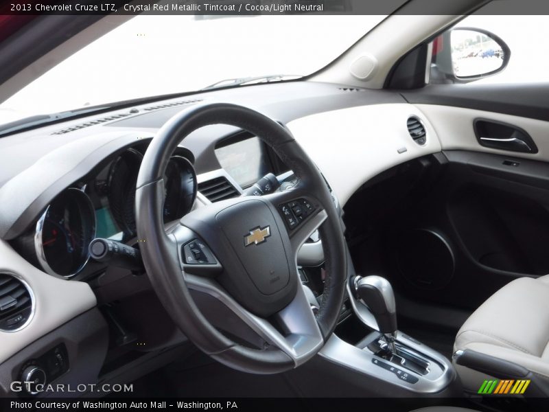 Crystal Red Metallic Tintcoat / Cocoa/Light Neutral 2013 Chevrolet Cruze LTZ