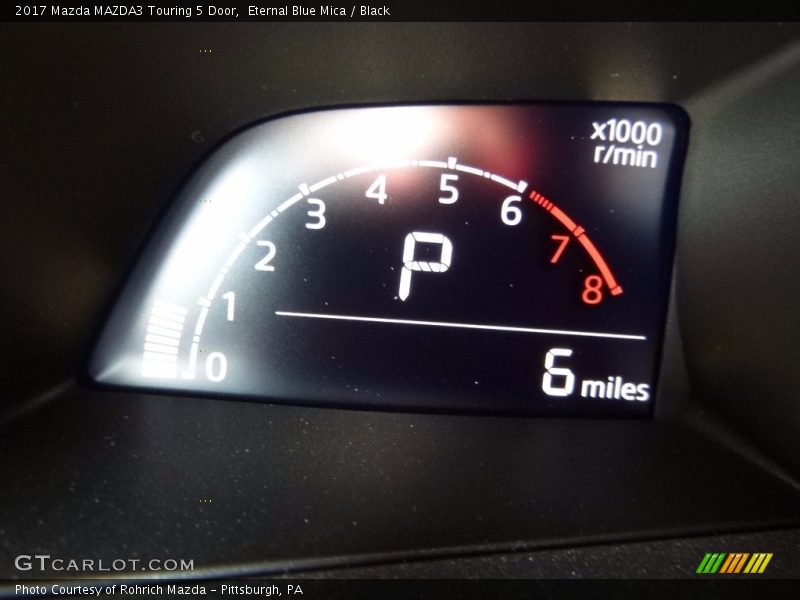 Eternal Blue Mica / Black 2017 Mazda MAZDA3 Touring 5 Door