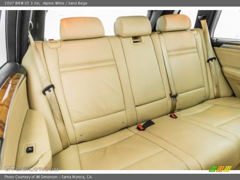 Alpine White / Sand Beige 2007 BMW X5 3.0si