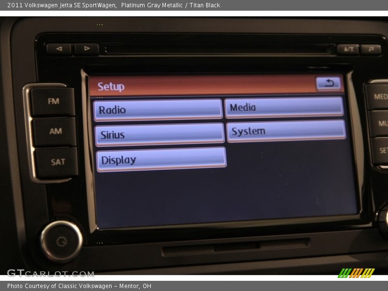 Platinum Gray Metallic / Titan Black 2011 Volkswagen Jetta SE SportWagen