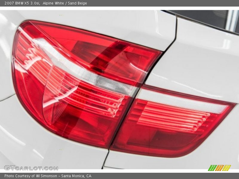 Alpine White / Sand Beige 2007 BMW X5 3.0si