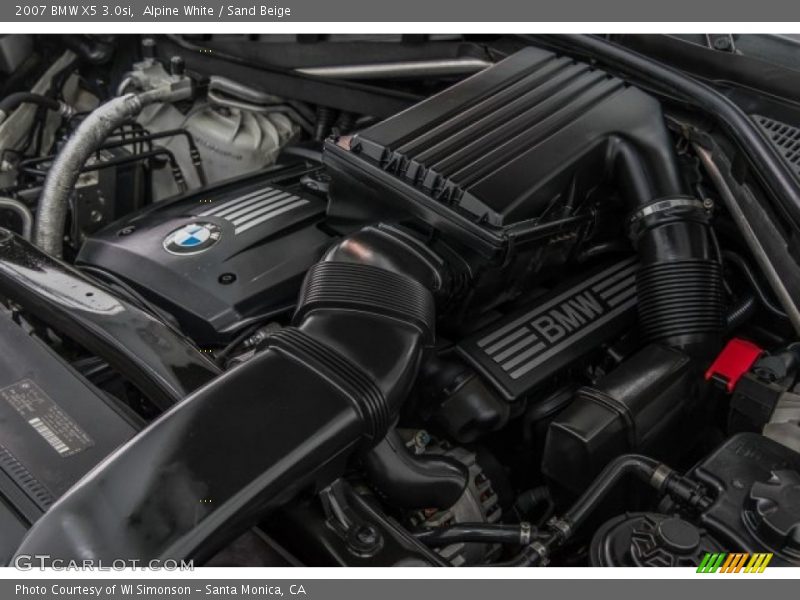 Alpine White / Sand Beige 2007 BMW X5 3.0si