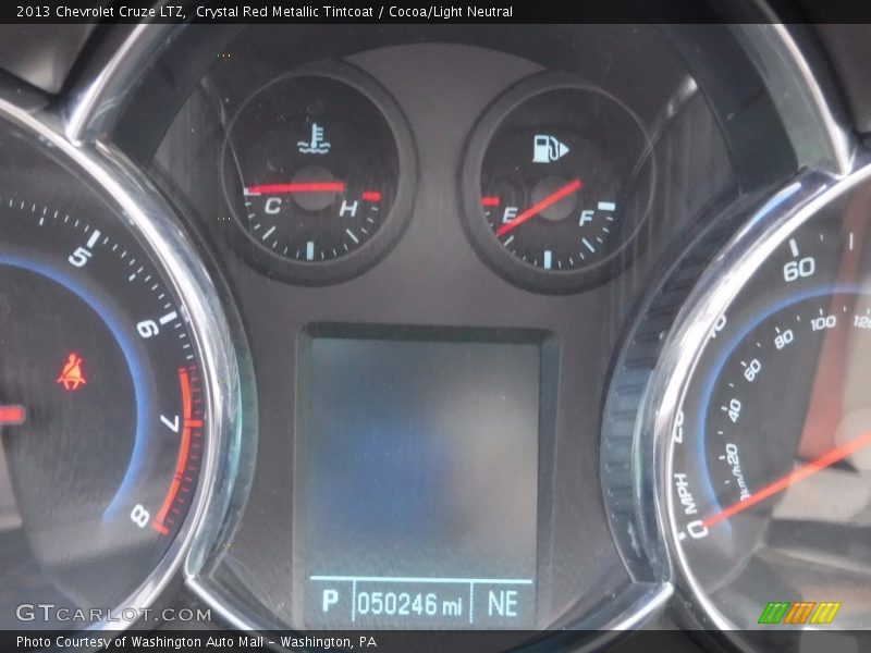 Crystal Red Metallic Tintcoat / Cocoa/Light Neutral 2013 Chevrolet Cruze LTZ