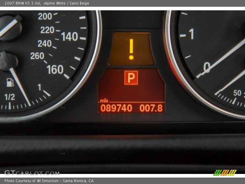 Alpine White / Sand Beige 2007 BMW X5 3.0si