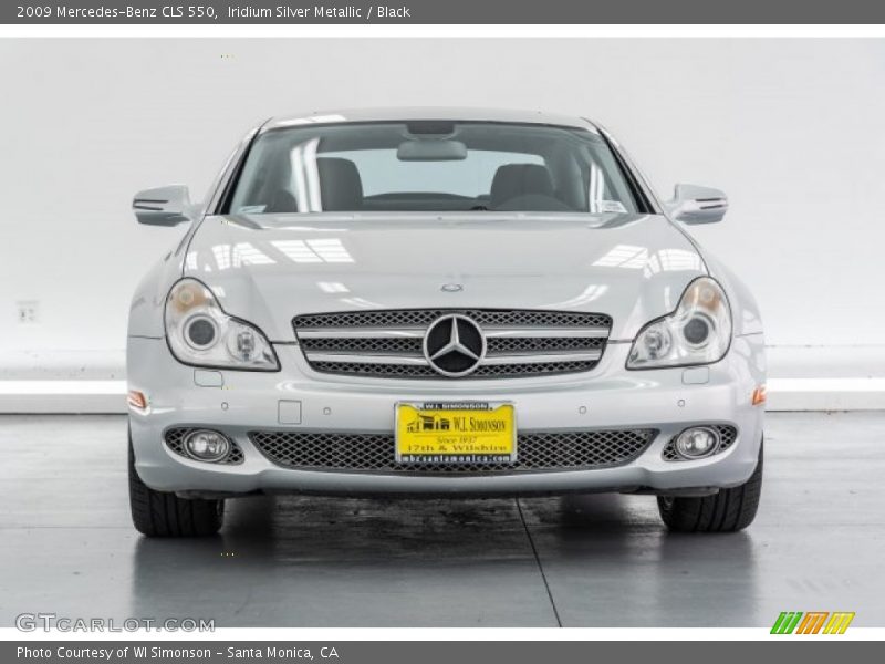 Iridium Silver Metallic / Black 2009 Mercedes-Benz CLS 550