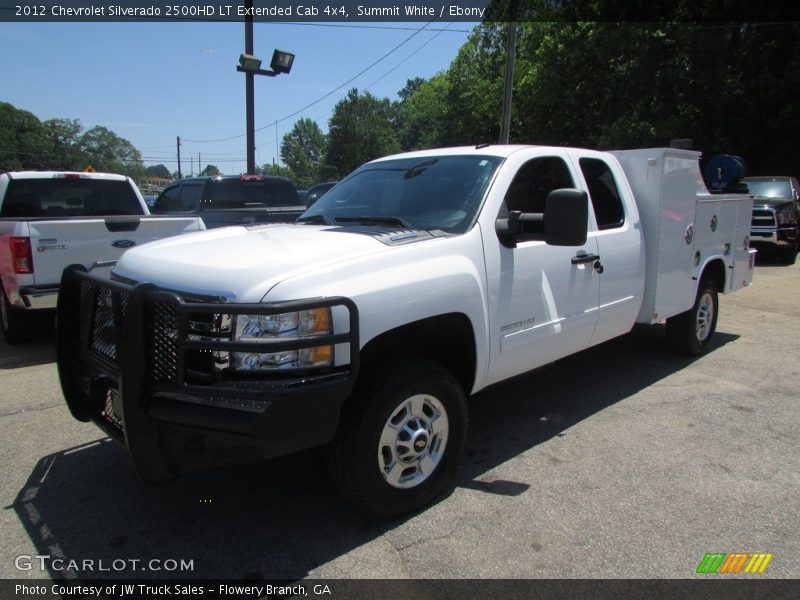 Summit White / Ebony 2012 Chevrolet Silverado 2500HD LT Extended Cab 4x4