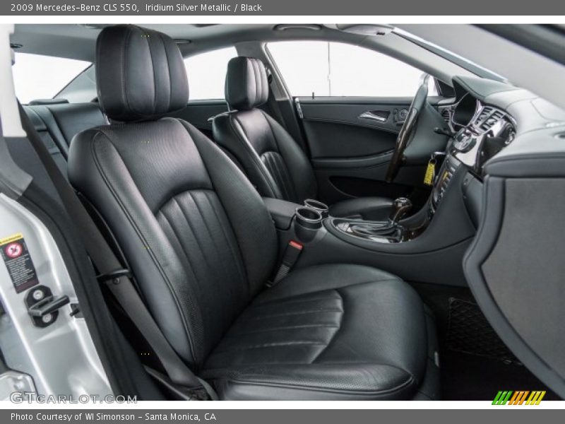 Iridium Silver Metallic / Black 2009 Mercedes-Benz CLS 550