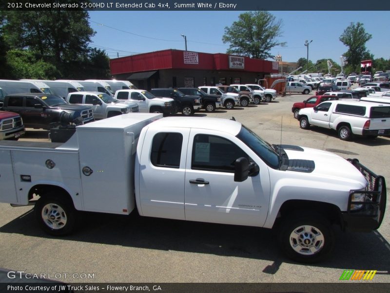 Summit White / Ebony 2012 Chevrolet Silverado 2500HD LT Extended Cab 4x4