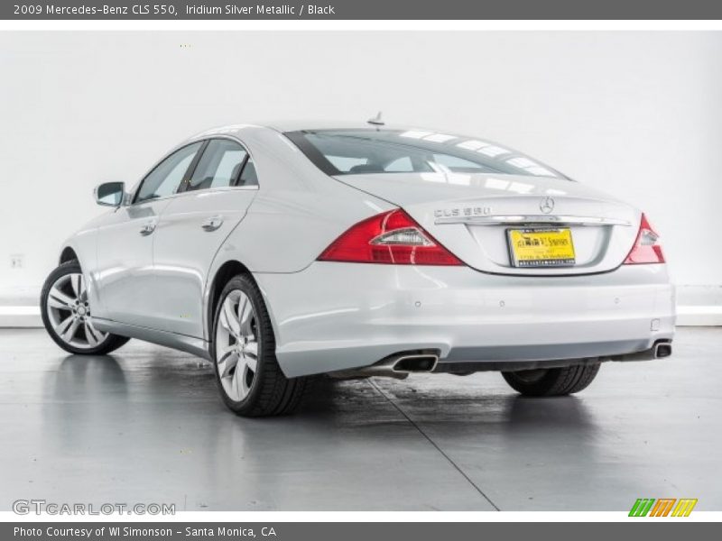 Iridium Silver Metallic / Black 2009 Mercedes-Benz CLS 550