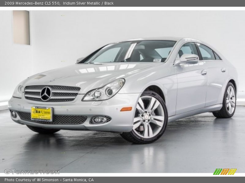 Iridium Silver Metallic / Black 2009 Mercedes-Benz CLS 550