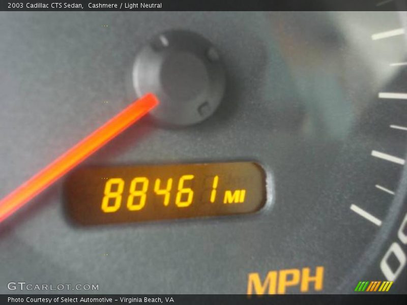 Cashmere / Light Neutral 2003 Cadillac CTS Sedan