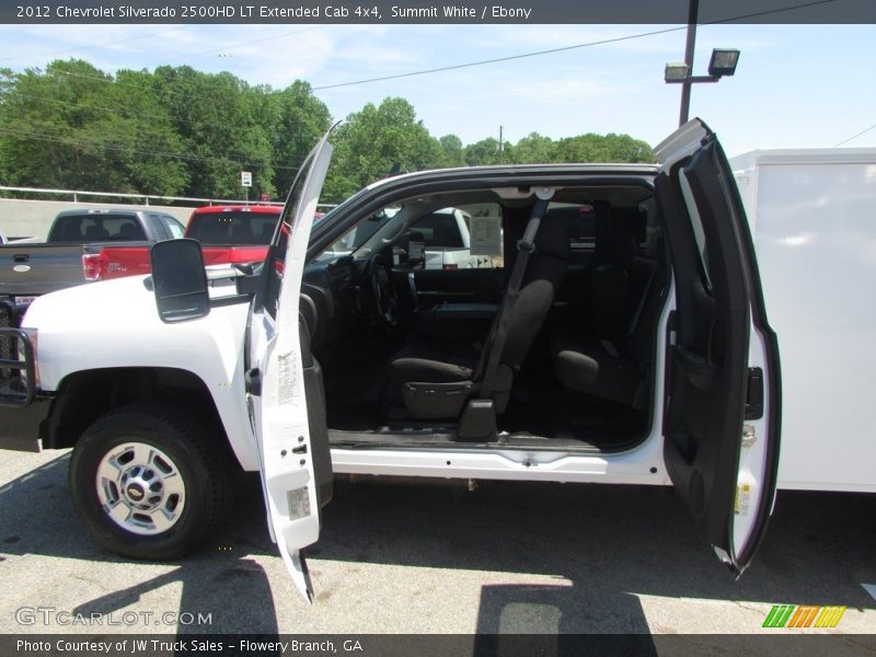 Summit White / Ebony 2012 Chevrolet Silverado 2500HD LT Extended Cab 4x4
