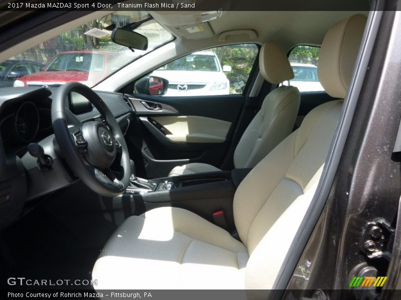 Titanium Flash Mica / Sand 2017 Mazda MAZDA3 Sport 4 Door