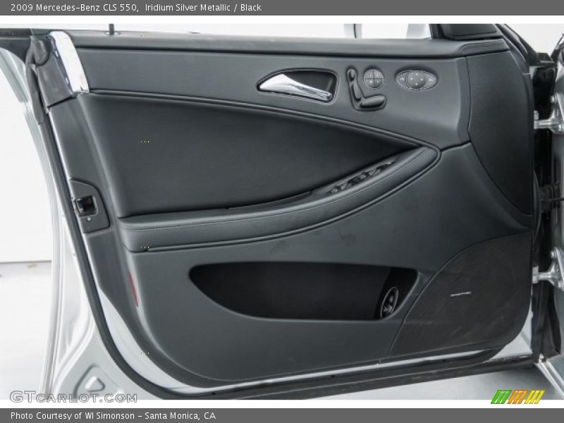 Iridium Silver Metallic / Black 2009 Mercedes-Benz CLS 550