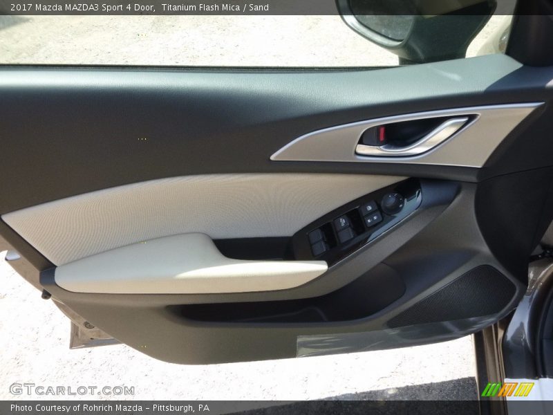 Titanium Flash Mica / Sand 2017 Mazda MAZDA3 Sport 4 Door