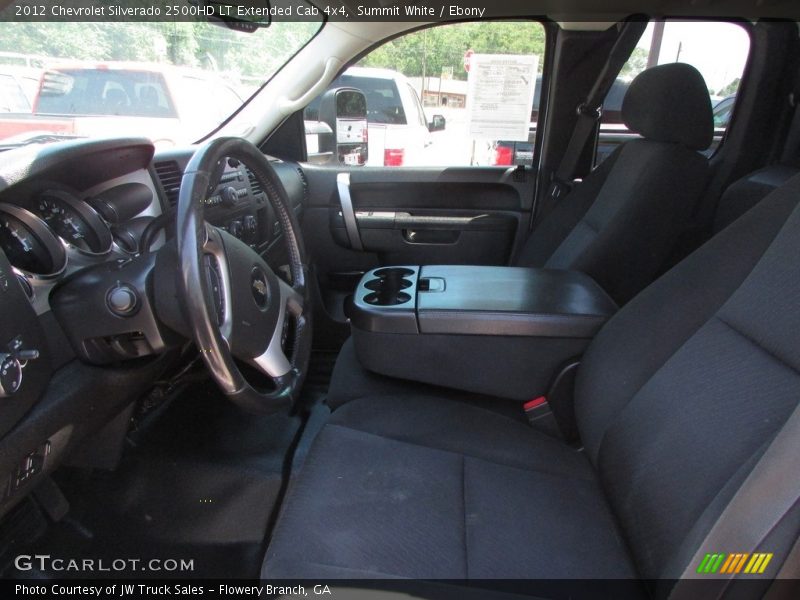 Summit White / Ebony 2012 Chevrolet Silverado 2500HD LT Extended Cab 4x4