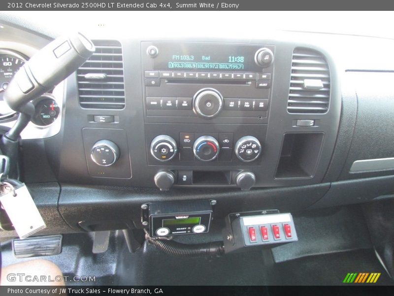 Summit White / Ebony 2012 Chevrolet Silverado 2500HD LT Extended Cab 4x4