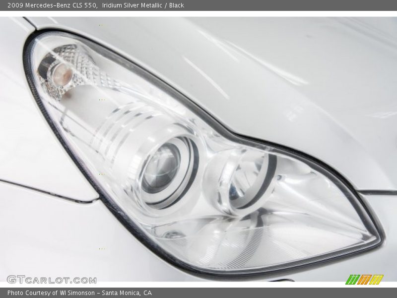 Iridium Silver Metallic / Black 2009 Mercedes-Benz CLS 550
