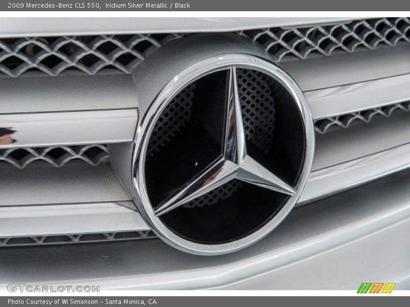 Iridium Silver Metallic / Black 2009 Mercedes-Benz CLS 550