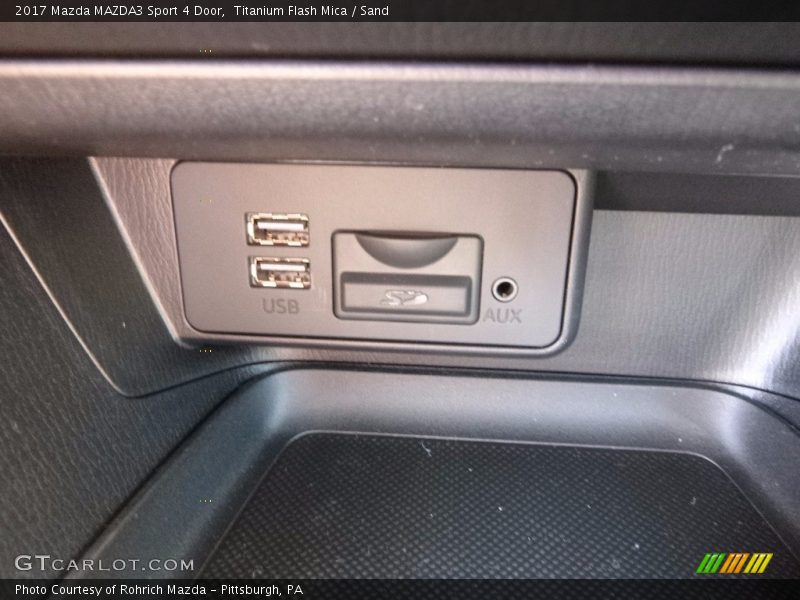 Titanium Flash Mica / Sand 2017 Mazda MAZDA3 Sport 4 Door