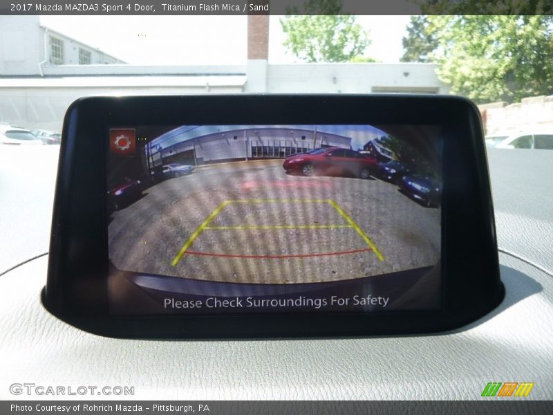 Titanium Flash Mica / Sand 2017 Mazda MAZDA3 Sport 4 Door