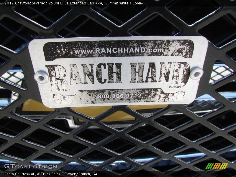 Summit White / Ebony 2012 Chevrolet Silverado 2500HD LT Extended Cab 4x4