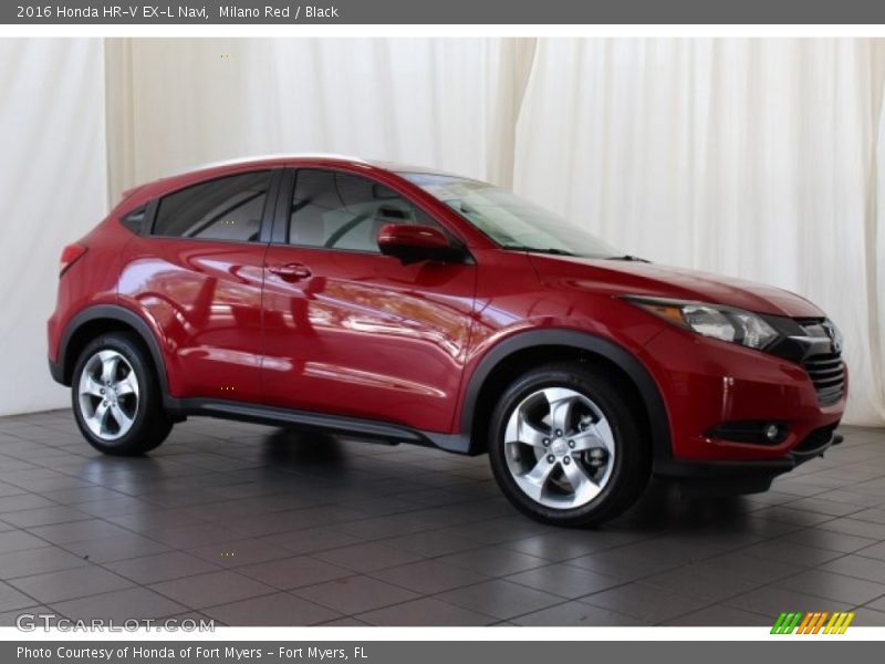 Milano Red / Black 2016 Honda HR-V EX-L Navi