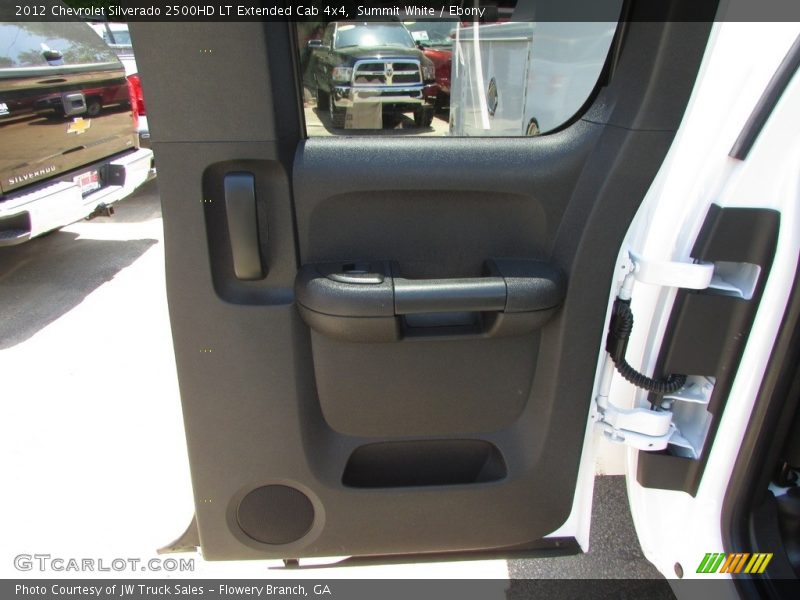 Summit White / Ebony 2012 Chevrolet Silverado 2500HD LT Extended Cab 4x4