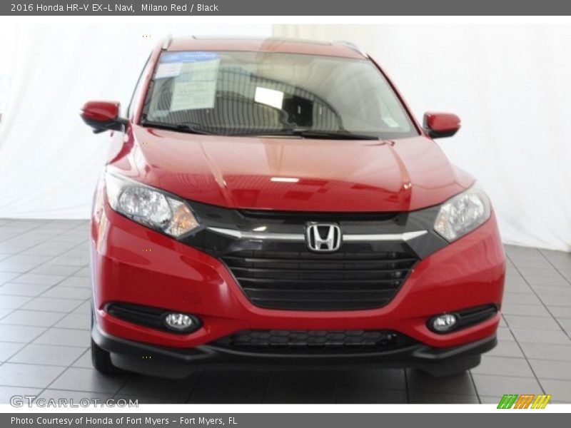 Milano Red / Black 2016 Honda HR-V EX-L Navi