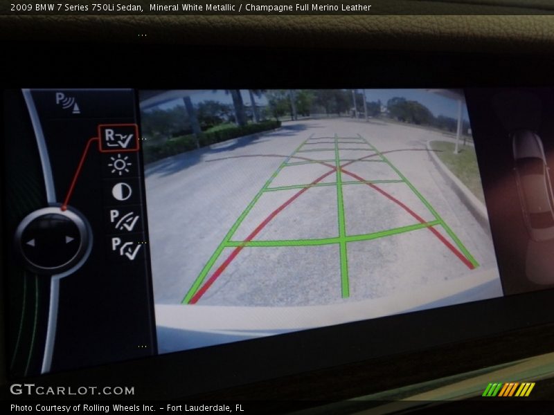 Mineral White Metallic / Champagne Full Merino Leather 2009 BMW 7 Series 750Li Sedan