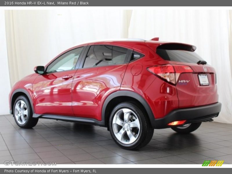 Milano Red / Black 2016 Honda HR-V EX-L Navi