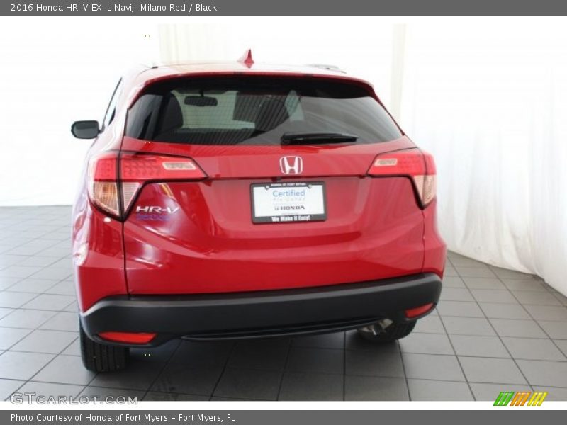 Milano Red / Black 2016 Honda HR-V EX-L Navi