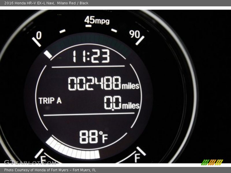 Milano Red / Black 2016 Honda HR-V EX-L Navi