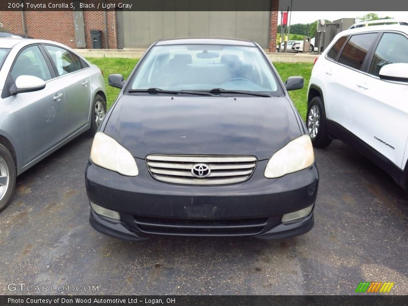 Black / Light Gray 2004 Toyota Corolla S