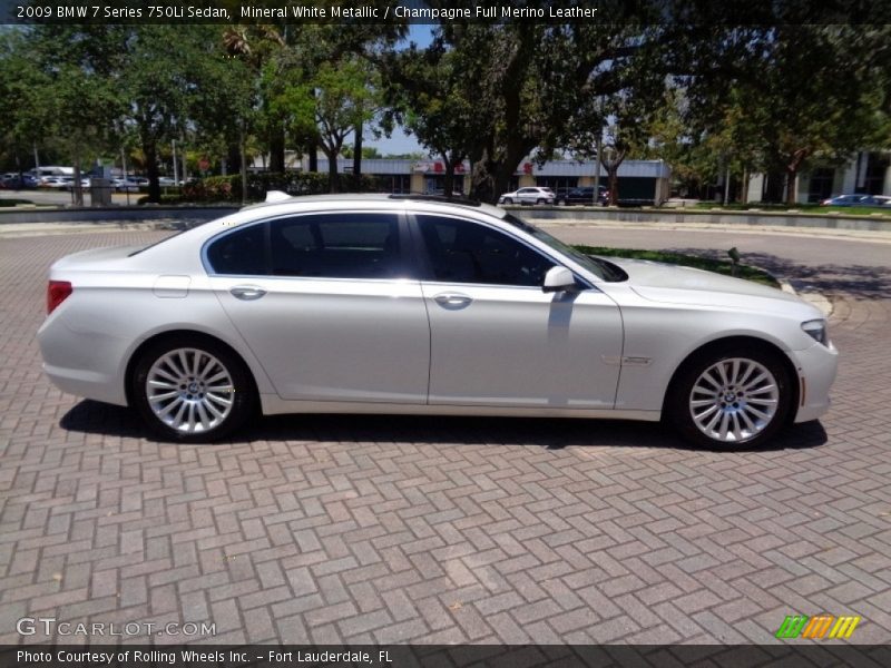  2009 7 Series 750Li Sedan Mineral White Metallic