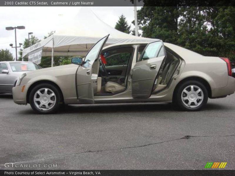 Cashmere / Light Neutral 2003 Cadillac CTS Sedan