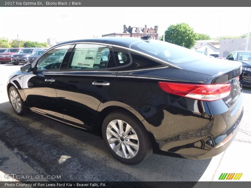 Ebony Black / Black 2017 Kia Optima EX