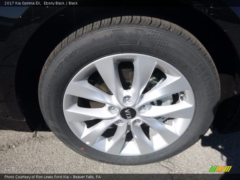 Ebony Black / Black 2017 Kia Optima EX