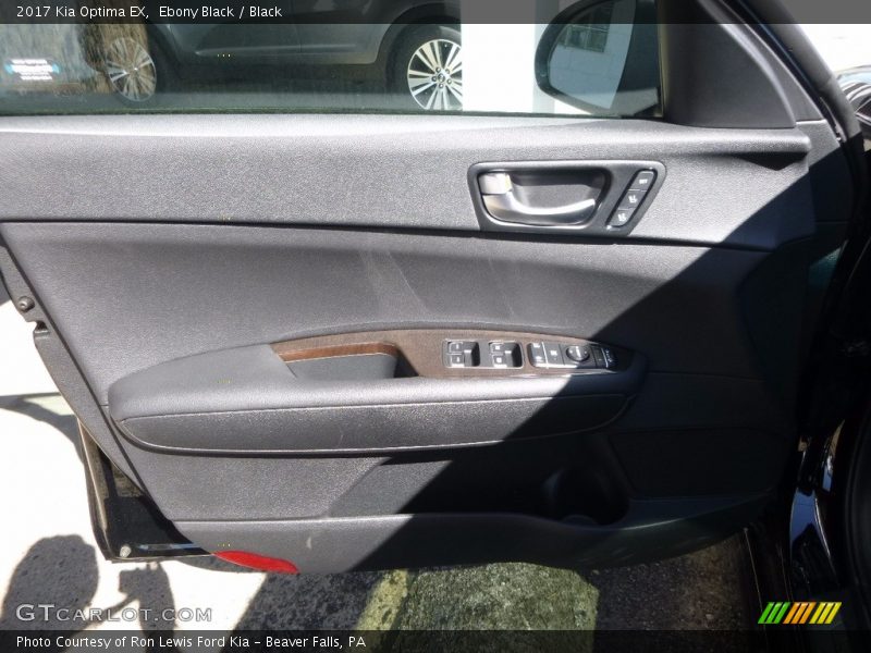 Ebony Black / Black 2017 Kia Optima EX