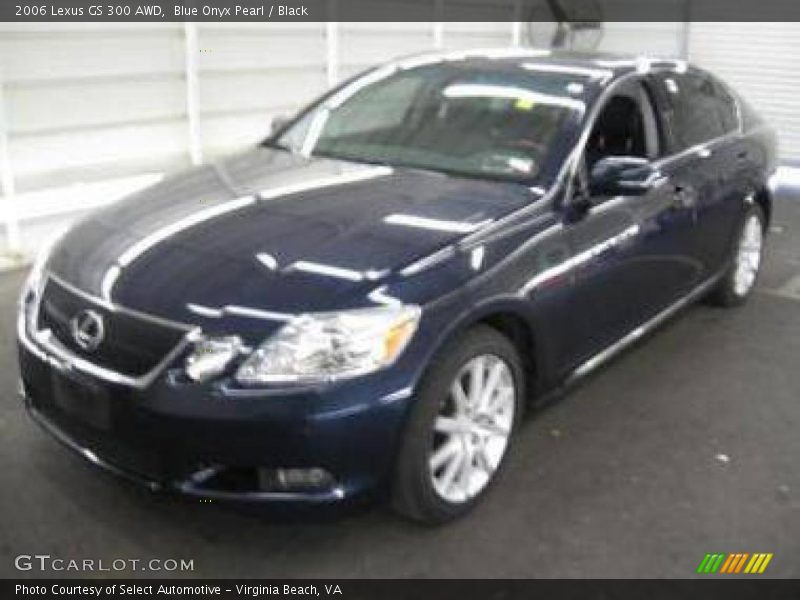 Blue Onyx Pearl / Black 2006 Lexus GS 300 AWD