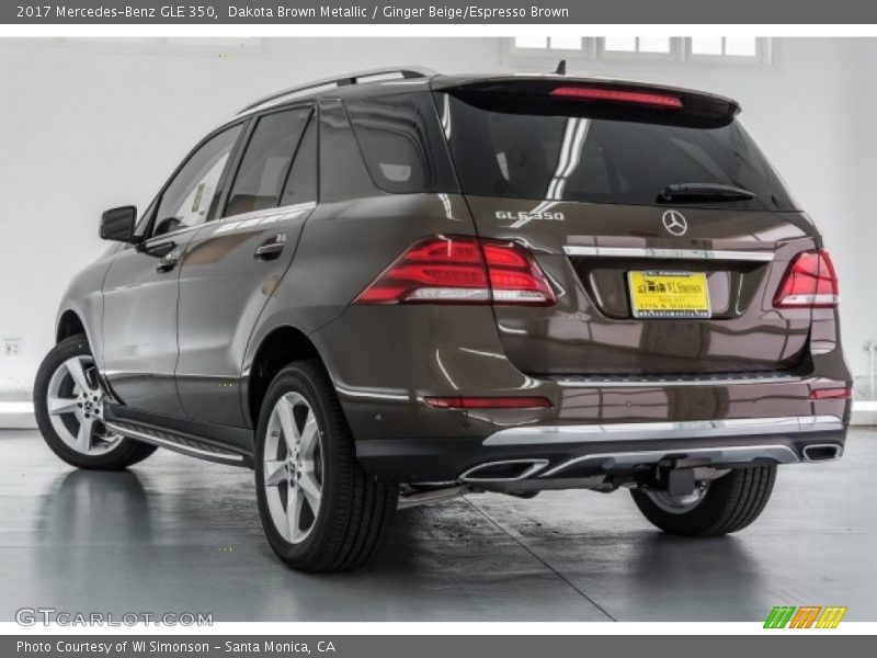 Dakota Brown Metallic / Ginger Beige/Espresso Brown 2017 Mercedes-Benz GLE 350