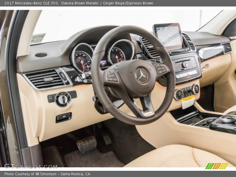 Dakota Brown Metallic / Ginger Beige/Espresso Brown 2017 Mercedes-Benz GLE 350