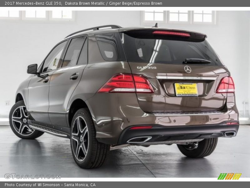 Dakota Brown Metallic / Ginger Beige/Espresso Brown 2017 Mercedes-Benz GLE 350