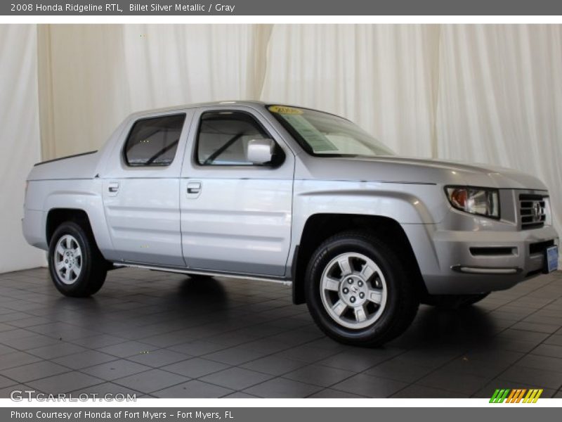 Billet Silver Metallic / Gray 2008 Honda Ridgeline RTL