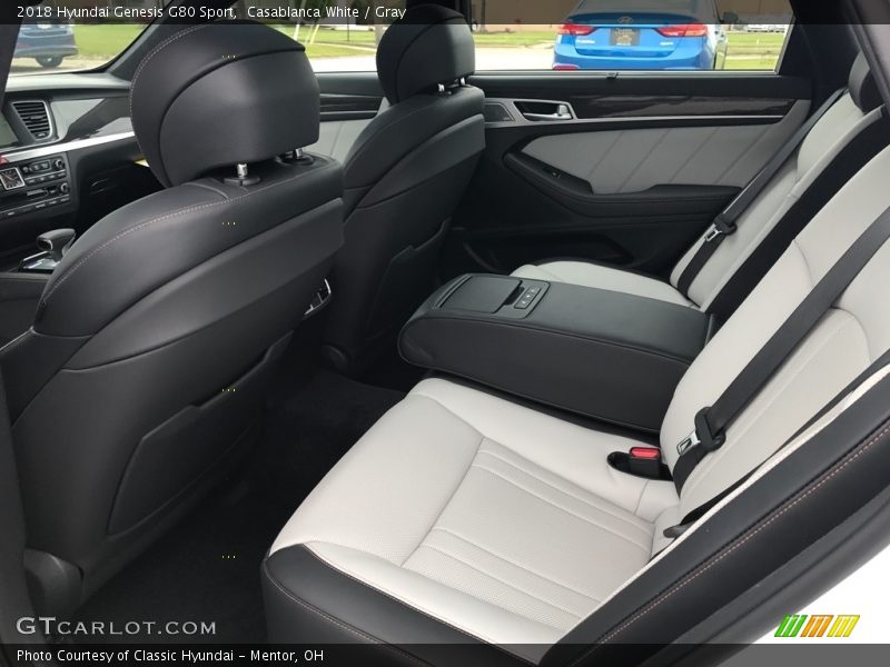 Rear Seat of 2018 Genesis G80 Sport